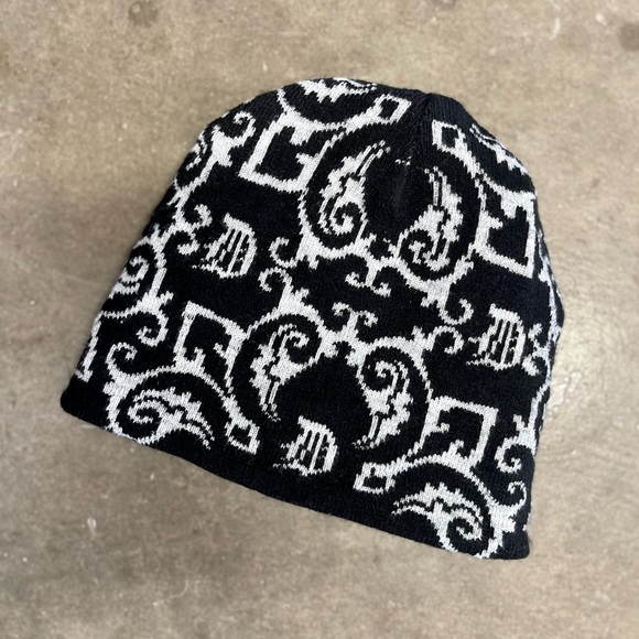 Reversible beanie black and grey - Picture 3 of 3